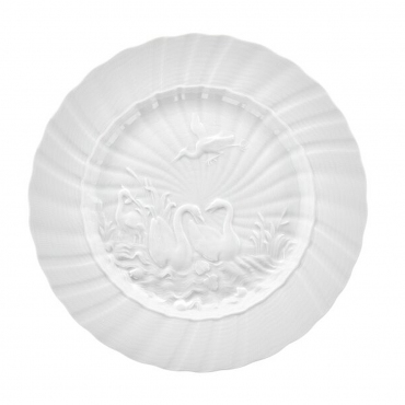Обеденная тарелка "Swan Service", D 28 см