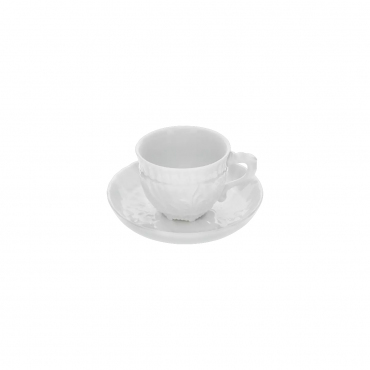 Кофейная чашка с блюдцем "Swan Service", V 0,1 л
