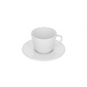 Кофейная чашка с блюдцем "Vitruv Graphic", V 0,1 л