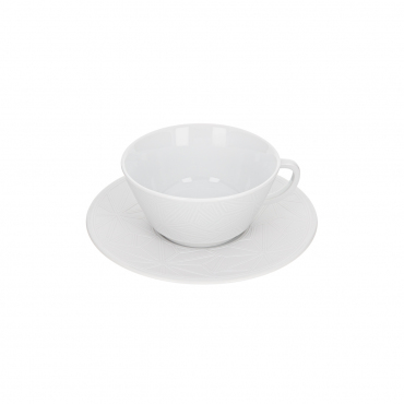 Чайна чашка з блюдцем "Vitruv Graphic", V 0,2 л