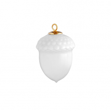 Ялинкова іграшка жолудь "Christmas Porcelain", h 4,5 см