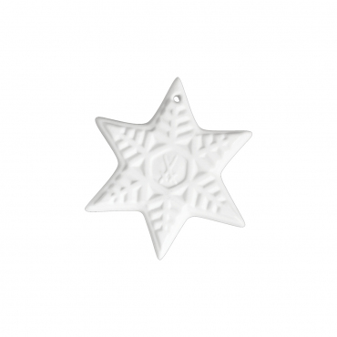 Елочная игрушка "Звезда" "Christmas Porcelain", h 5 см