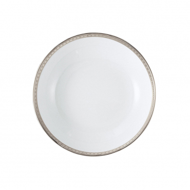 Тарелка для супа инкрустированная платиной "Athéna Platine", D 19 см