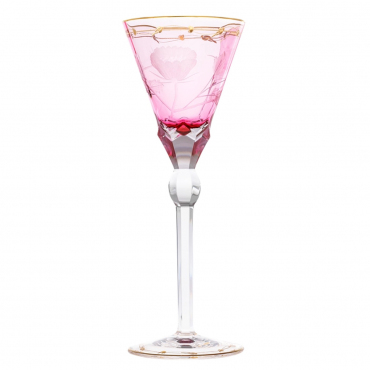 Келих для червоного вина рожевий "Paula",  H 26 см