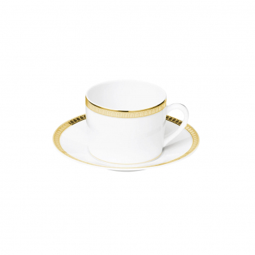 Чайная чашка с блюдцем "Malmaison Gold", V 0,2 л