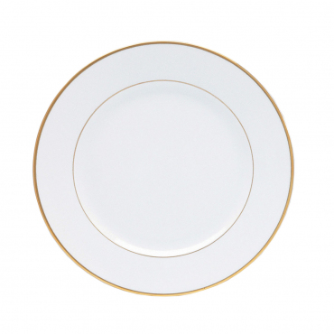 Обеденная тарелка инкрустированная золотом "Palmyre", D 26 см