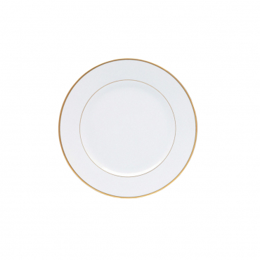 Пиріжкова тарілка інкрустована золотом "Palmyre", D 16 см