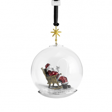 Елочная игрушка - снежный шар "Christmas Tree Toys", d 9,5 см