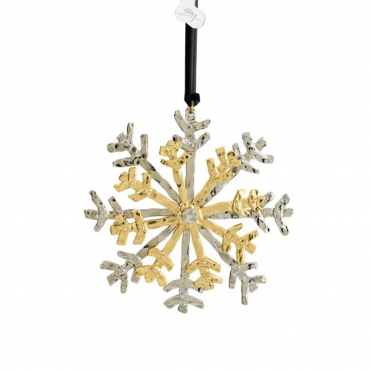 Новогоднее украшение "Snowflace", d 10 см