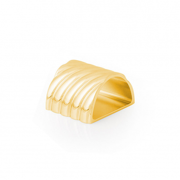 Кольцо для салфетки золотое "Twist", набор из 4-х, l 4,5 см