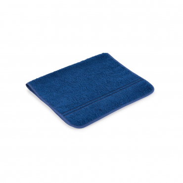 Гостевое полотенце синее "2 LINES", 30х50 см