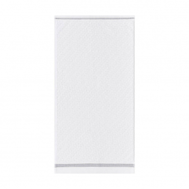 Рушник для рук махровий білий "Couture", 50x100 см