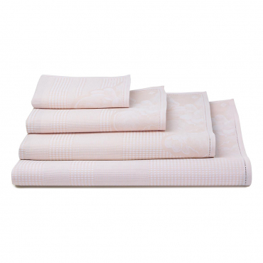 Полотенце для тела вафельное розовое "Volupty", 70x140 см