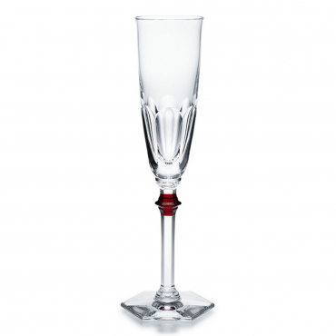 Келих для шампанського з червоним кристалом "HARCOURT EVE FLUTE RED X2", набір з 2-х, h 23 см