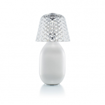 Лампа настільна біла "BABY CANDY LIGHT NOMADIC LAMP IEC WHITE", h 29 см
