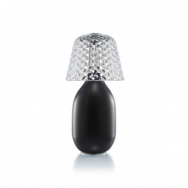 Лампа настільна чорна " BABY CANDY LIGHT NOMADIC LAMP IEC BLACK", h 29 см