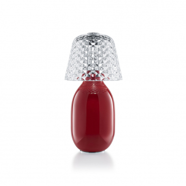 Лампа настільна червона "BABY CANDY LIGHT NOMADIC LAMP IEC RED", h 29 см