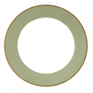 Презентаційна тарілка із золотою обробкою "LES PRÉSENTATIONS Green", D 31 см