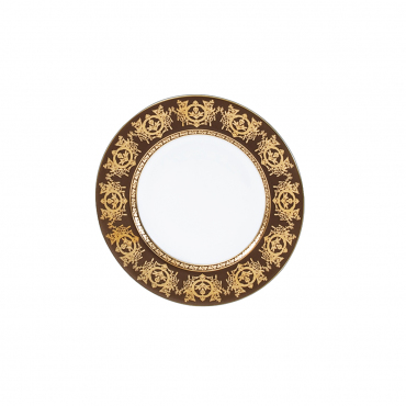 Пиріжкова тарілка інкрустована золотом "RITZ IMPÉRIAL PARIS Bronze", D 16 см