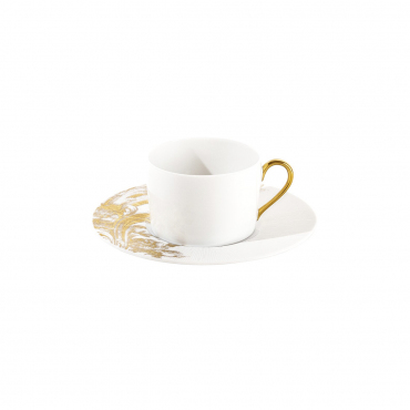 Чайна чашка з блюдцем "STANISLAS GOLD", набір із 4-х, V 0,2 л