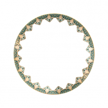 Обеденная тарелка декорированная по краю "Rêves du Nil", набор из 2-х, D 28 см