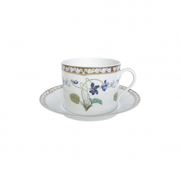 Чайна чашка / Чашка для капучино з блюдцем "Impératrice Eugénie", V 0,3 л