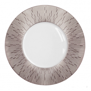 Подстановочная тарелка инкрустированная платиной "INFINI PLAТINE", D 32 см