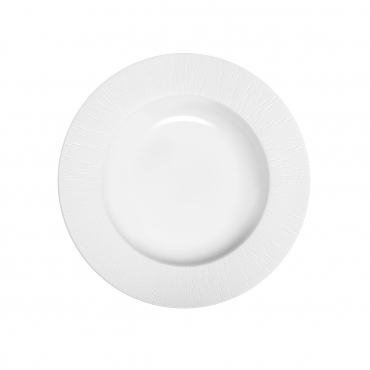 Тарілка для супу "Infini Blanc", D 24 см
