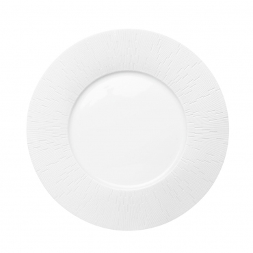 Обеденная тарелка "Infini Blanc", D 29,5 см