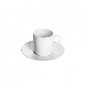Чашка для еспресо з блюдцем "INFINI BLANC", V 0,07 л