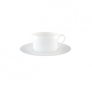 Чайная чашка с блюдцем "Infini Blanc", V 0,14 л