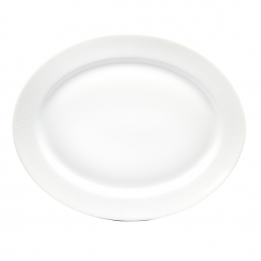 Блюдо овальне "Infini Blanc", L 41,8 см