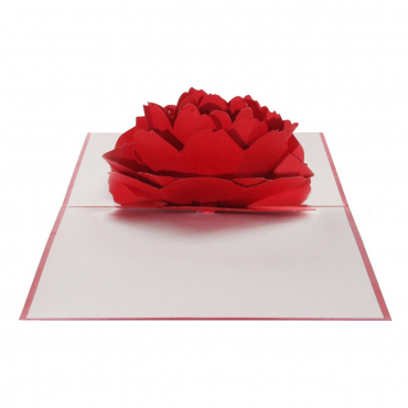 Новорічна листівка "Троянда" "Christmas Card", 15.5x15.5 см