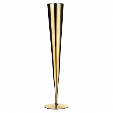 Бокал для шампанского золотой "Vaganza", набор из 2-х, h 33,5 см