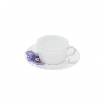 Чайна чашка з блюдцем "Cosmopolitan Giant Bloom PANSY", V 0,25 л