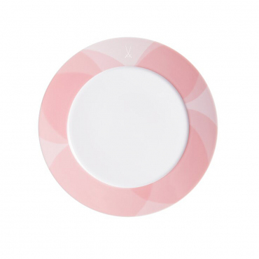 Салатная/десертная тарелка розовая "Paradise Birds Blush", D 22 см