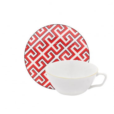 Чайная чашка позолоченная с блюдцем "Cosmopolitan Royal Palace Royal Palace", v 0,2 л (только чашка)