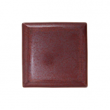 Блюдо квадратное "Red Granite", 16x16 см