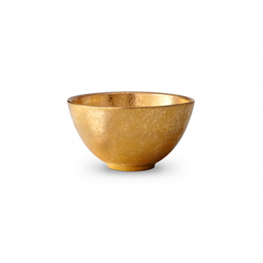 Чаша для каш, покрита 24-каратним золотом "Alchimie", d 14 см