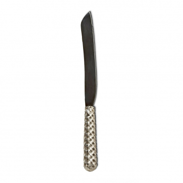 Нож для торта "Braid", цвет серебряный,", l 33 см