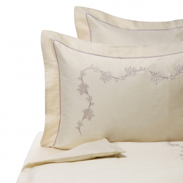 Комплект постельного белья с вышивкой, сатин "Embroidery", 4 предмета, евростандарт