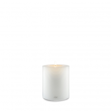 Подсвечник белый в виде свечи "Farluce", h 15 см