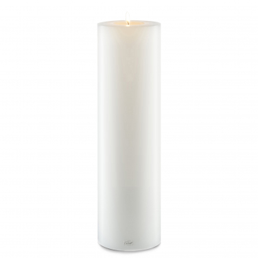 Подсвечник белый в виде свечи "Farluce", h 55 см