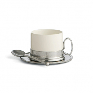 Чайна чашка з блюдцем та ложкою "Tuscan", v 0,23 л