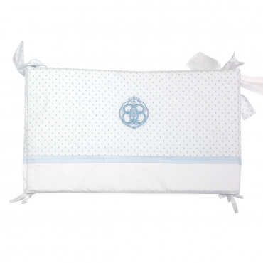 Бампер защитный для детской кровати "Fresh Blue", 40x60 см