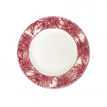 Салатная/десертная тарелка декорированная по краю "Poinsettia", d 20 см