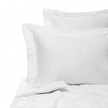Комплект постельного белья белый "Satin 300 TC", 6 предметов, евростандарт