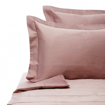Комплект постельного белья розовый "Satin 300 TC"", 2 предмета, наволочки 65x65 см
