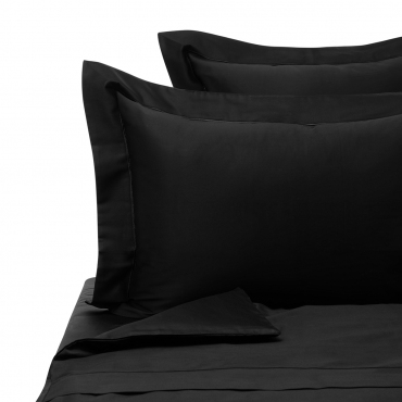 Комплект постельного белья черный "Satin 300 TC", 2 предмета, наволочки 65х65 см
