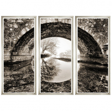 Фотопринт в рамі "Winter Morning Bridge", 170x124 см